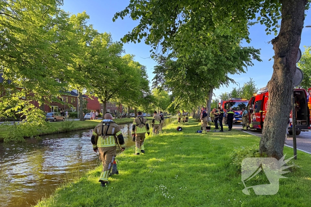 Duikteam ingezet voor step aan de waterkant