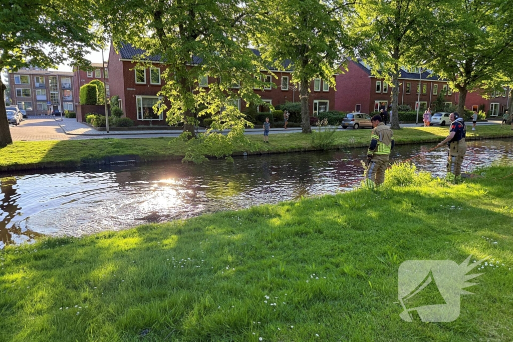 Duikteam ingezet voor step aan de waterkant