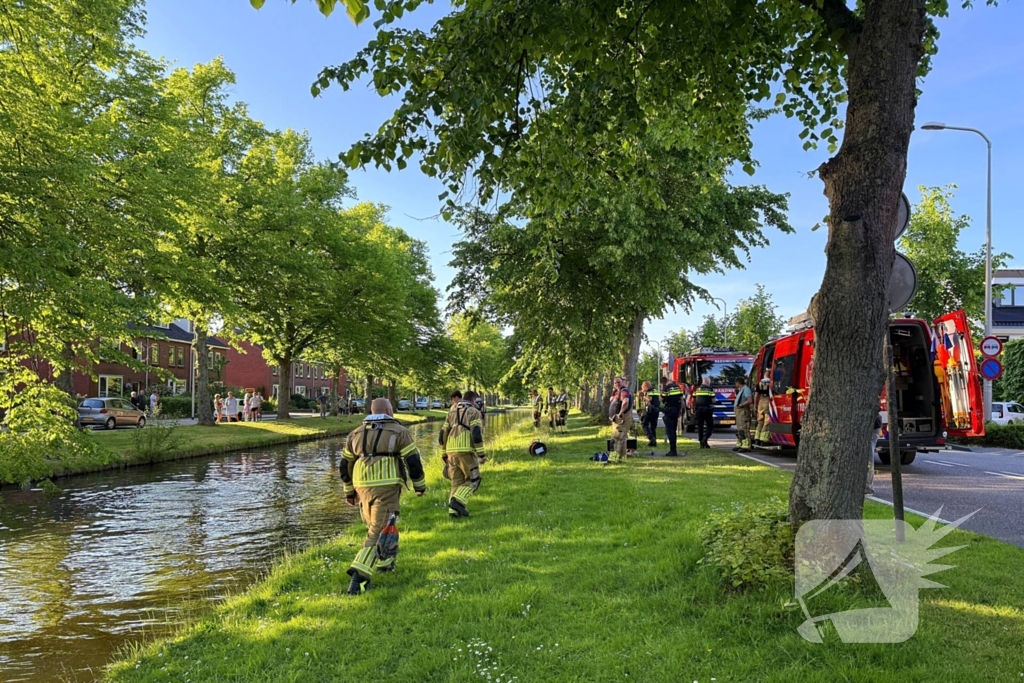 Duikteam ingezet voor step aan de waterkant
