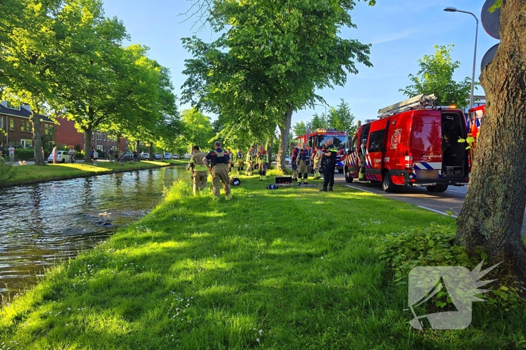 Duikteam ingezet voor step aan de waterkant