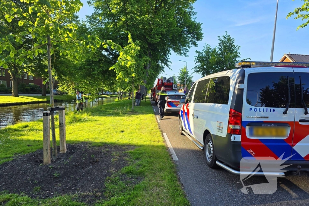 Duikteam ingezet voor step aan de waterkant