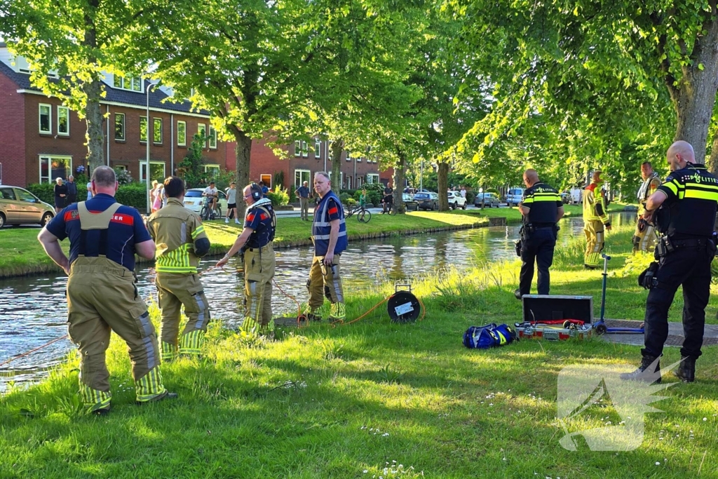 Duikteam ingezet voor step aan de waterkant