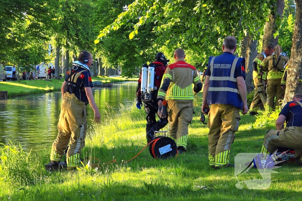 Duikteam ingezet voor step aan de waterkant