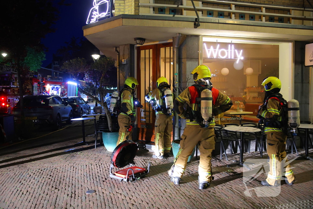 Brand in coffee bar leidt tot rookoverlast