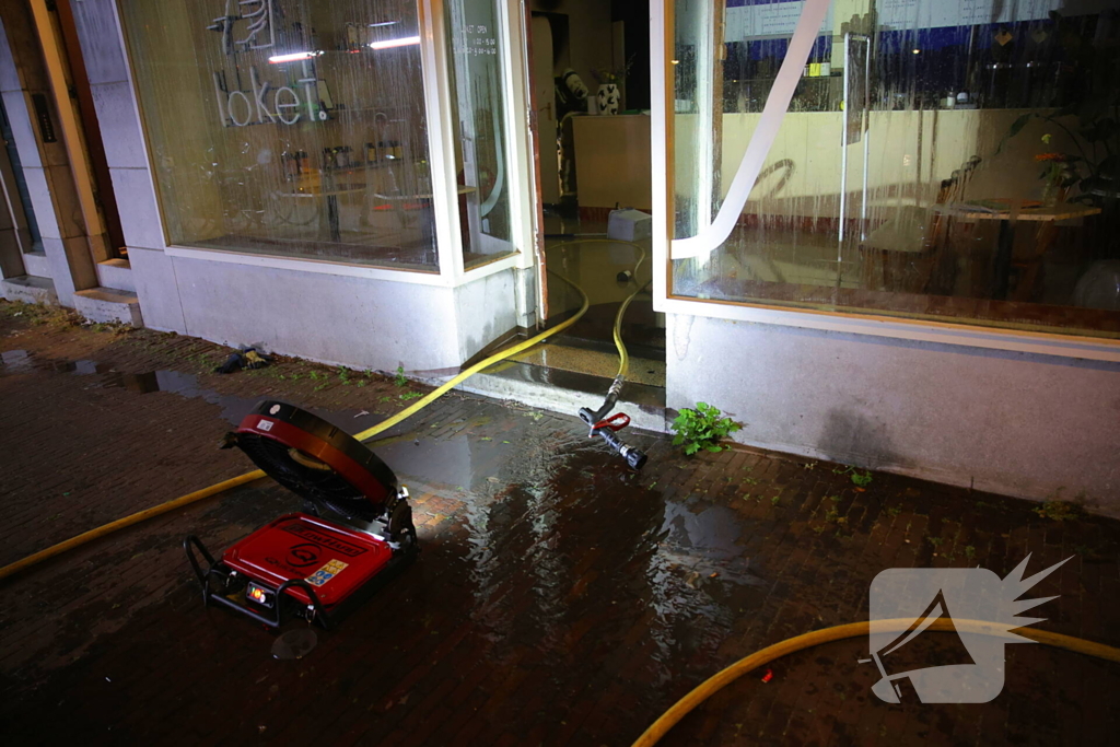 Brand in coffee bar leidt tot rookoverlast