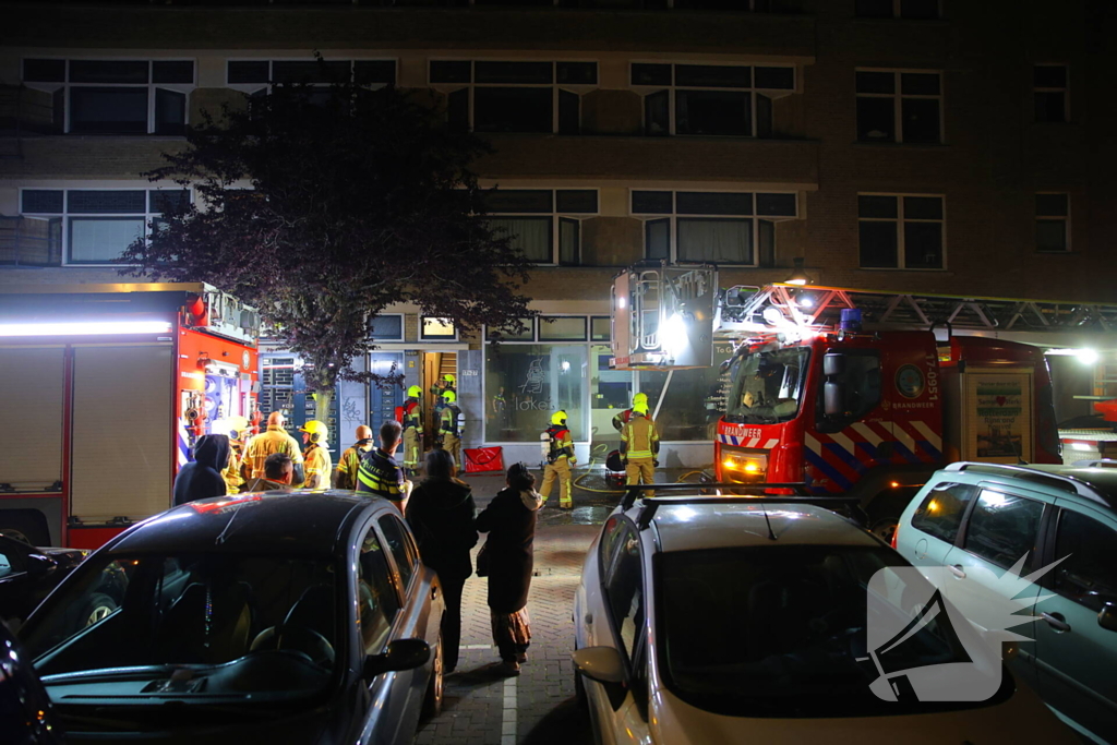 Brand in coffee bar leidt tot rookoverlast