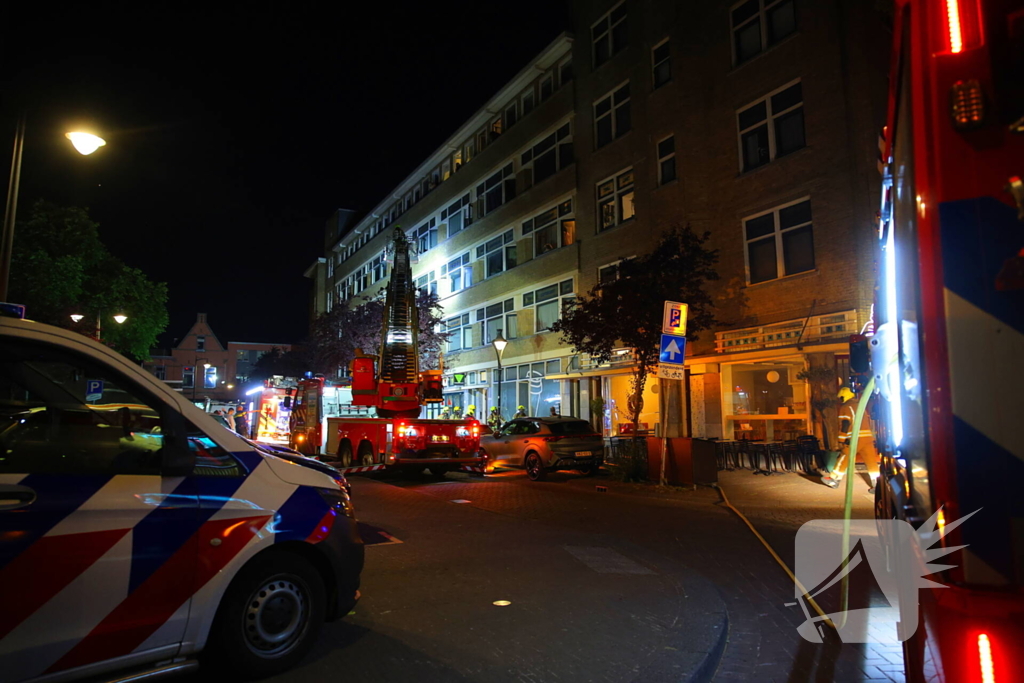 Brand in coffee bar leidt tot rookoverlast