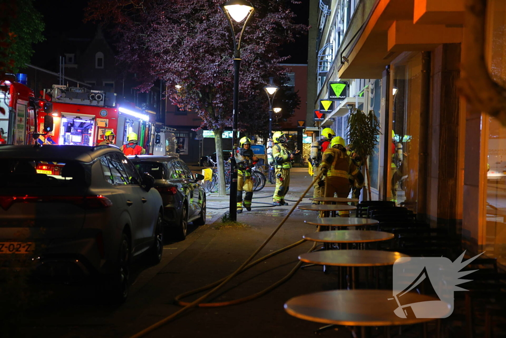 Brand in coffee bar leidt tot rookoverlast