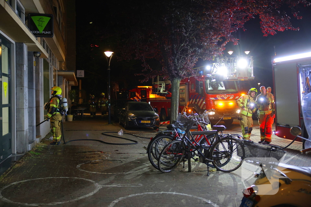 Brand in coffee bar leidt tot rookoverlast