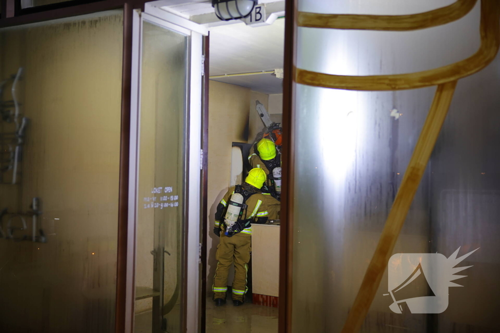 Brand in coffee bar leidt tot rookoverlast