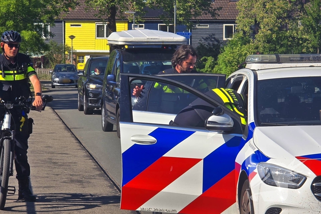 Inbreker op heterdaad aangehouden