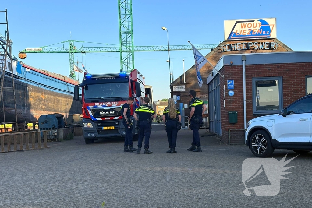 Hulpdiensten ingezet voor brand in loods