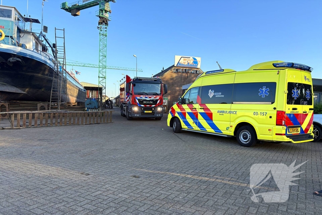 Hulpdiensten ingezet voor brand in loods