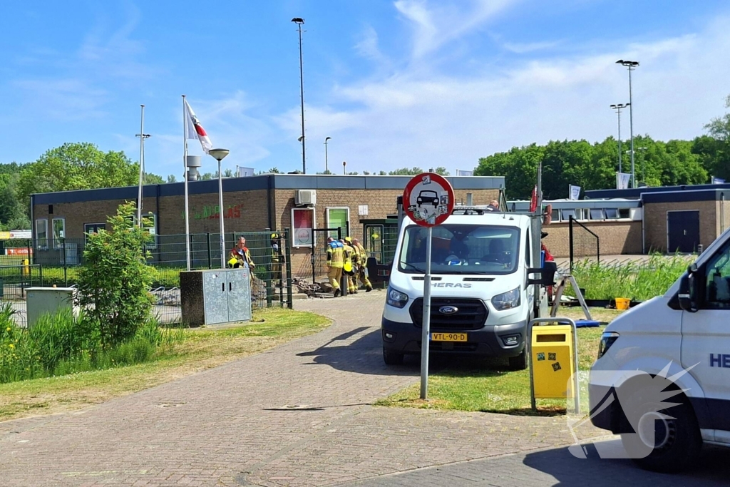 Gaslekkage tijdens graafwerkzaamheden