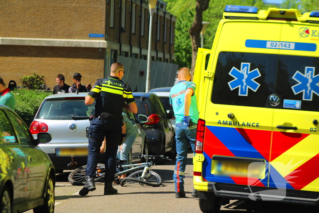 Fietser betrokken bij ongeval