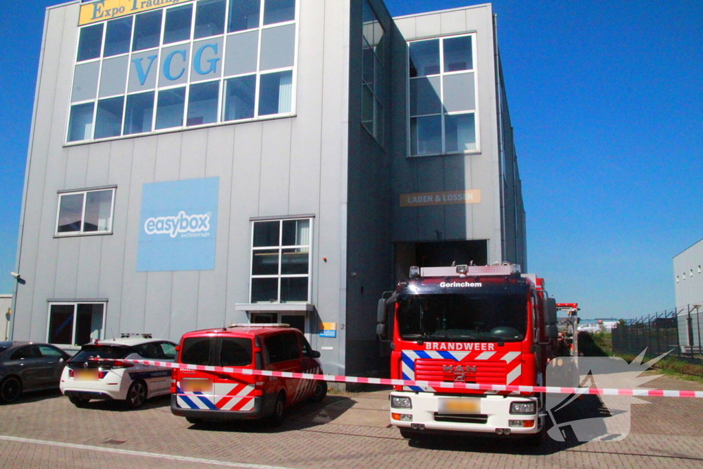 Afzetting rondom pand na melding van gevaarlijke stoffen