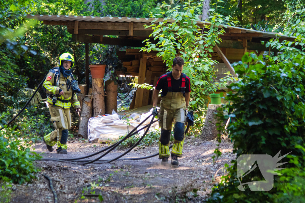 Brandweer in actie na melding van brand