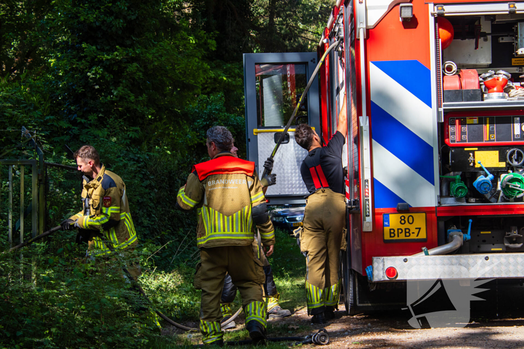 Brandweer in actie na melding van brand