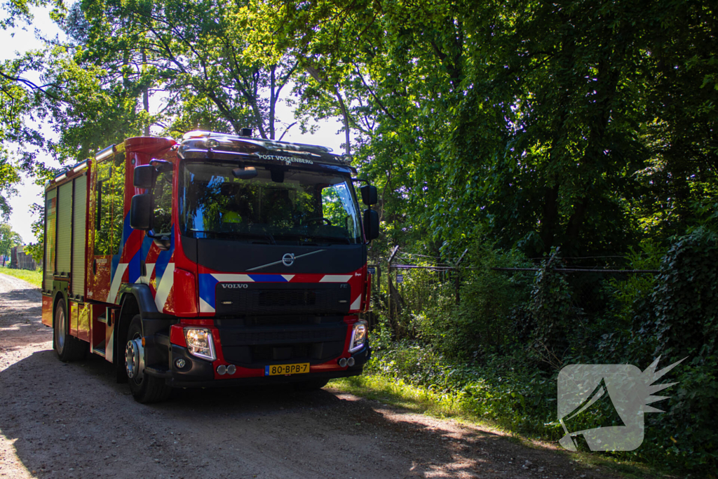 Brandweer in actie na melding van brand