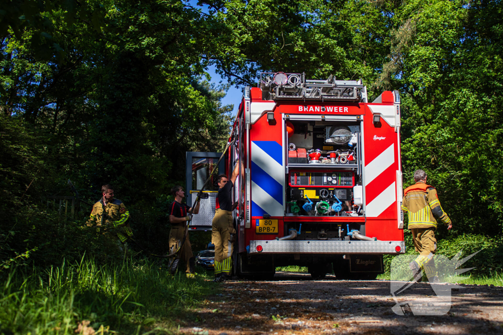 Brandweer in actie na melding van brand