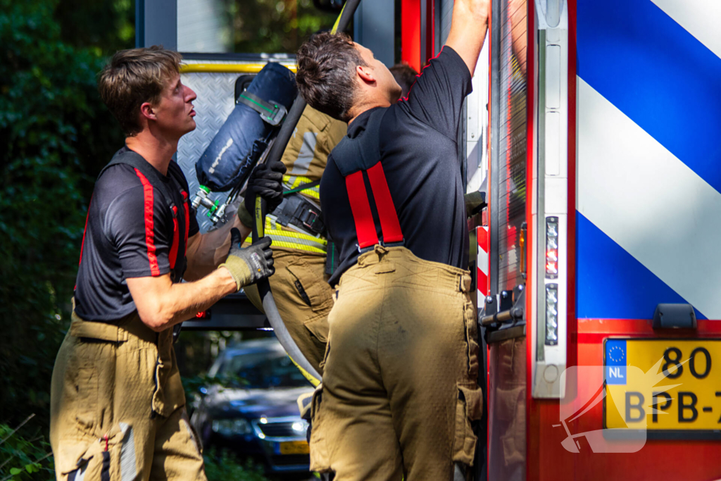 Brandweer in actie na melding van brand