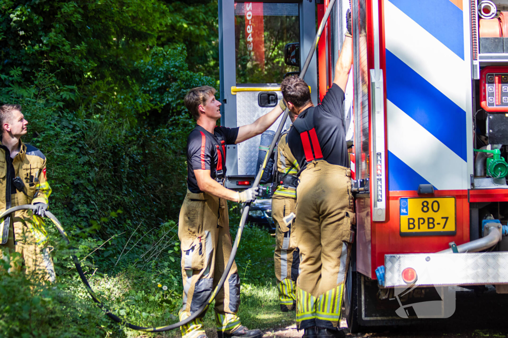 Brandweer in actie na melding van brand