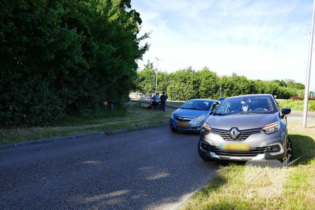 Fatbike komt in botsing met auto
