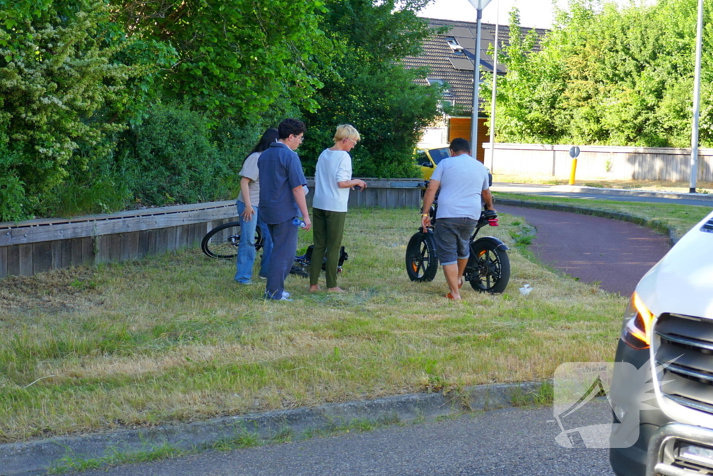Fatbike komt in botsing met auto