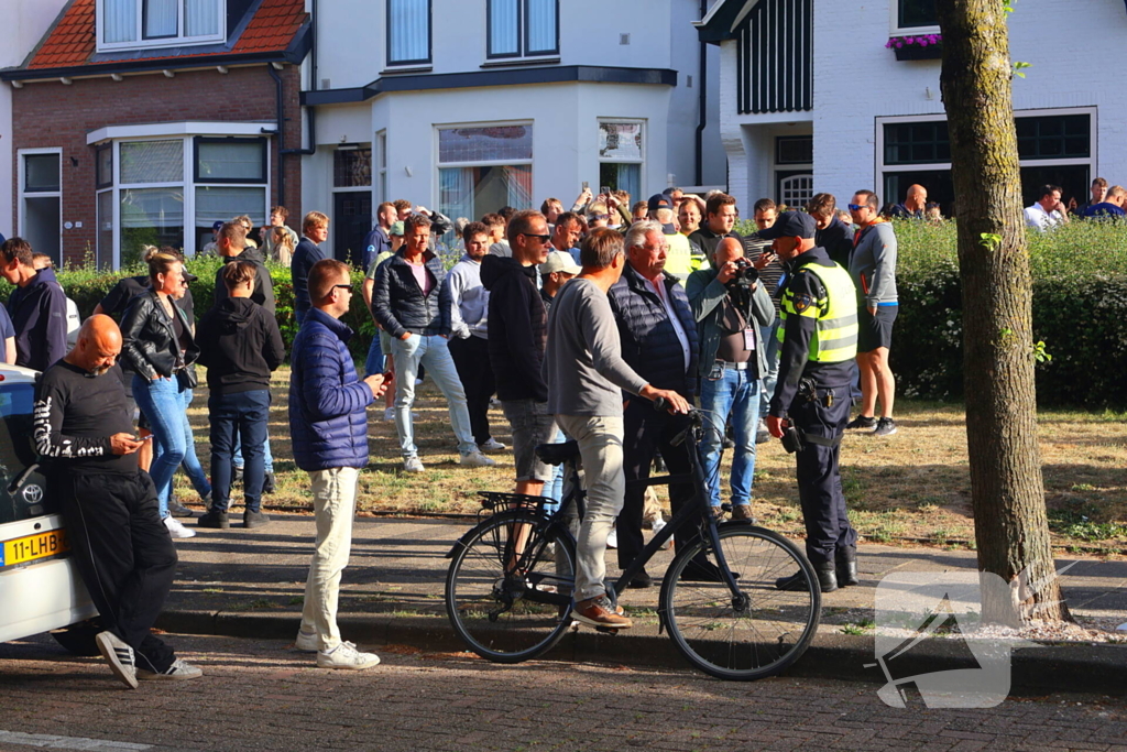 Demonstratie loopt uit de hand, politie grijpt in