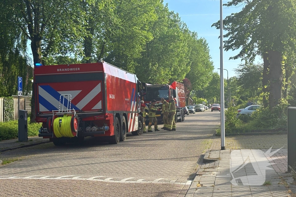 Vele brandweerlieden naar bosbrand