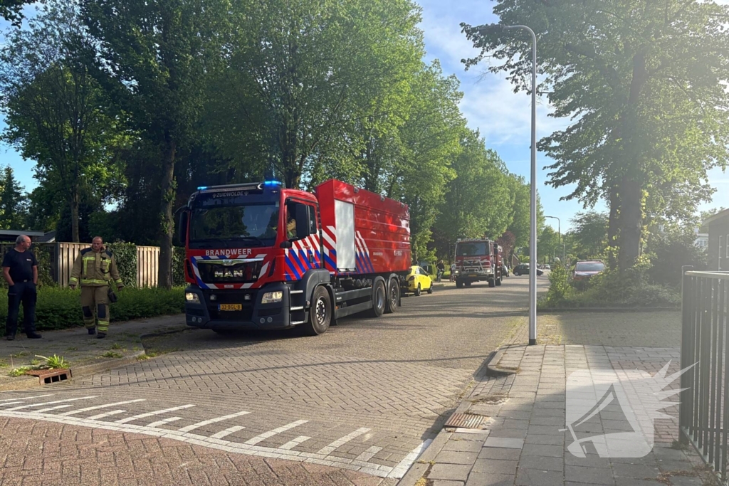 Vele brandweerlieden naar bosbrand