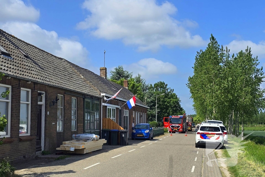 Brand in woning met zonnepanelen