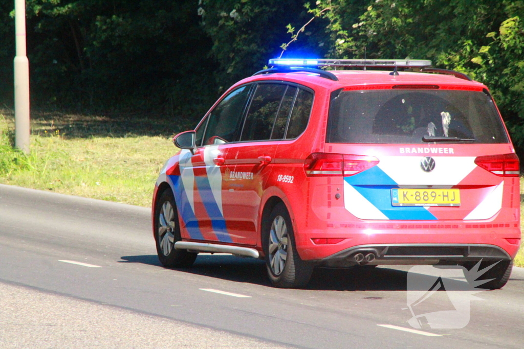 Grote brand in pand afvalverwerker