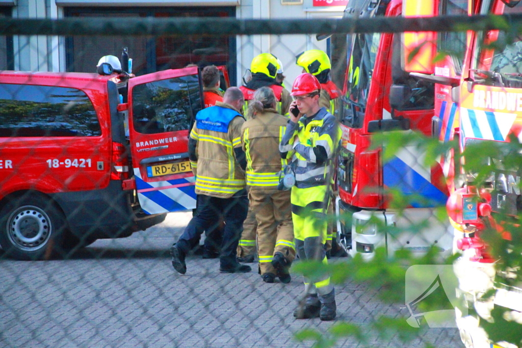 Grote brand in pand afvalverwerker