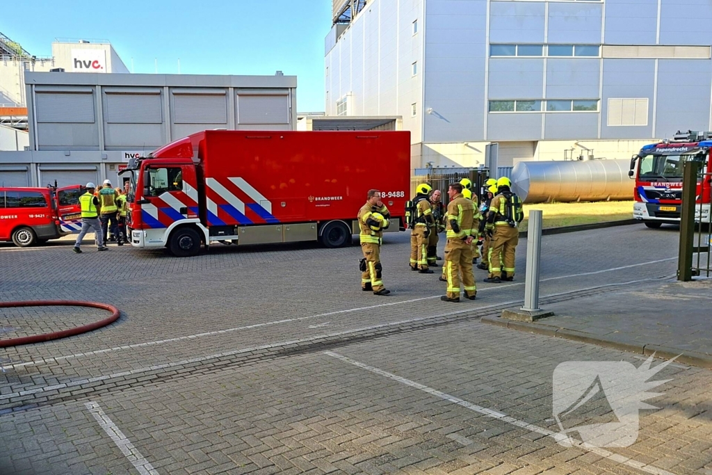 Grote brand in pand afvalverwerker