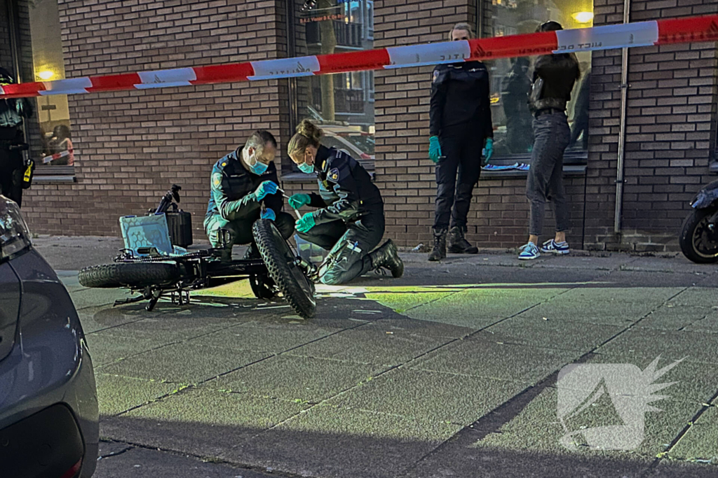 Forensische Opsporing verricht onderzoek op fatbike na overval