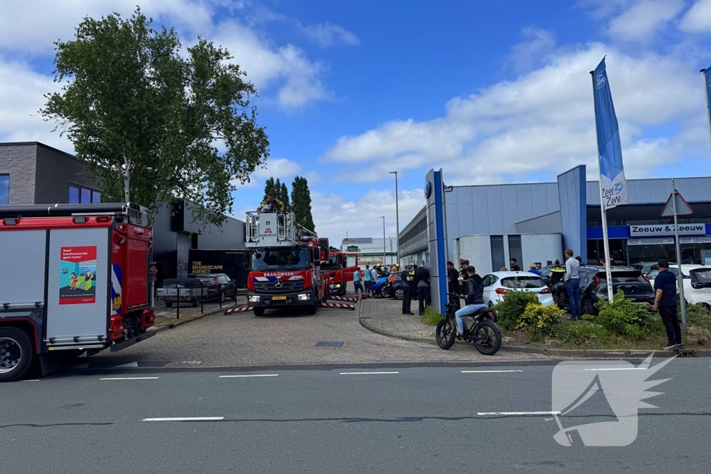 Brandweer in actie na melding van brand