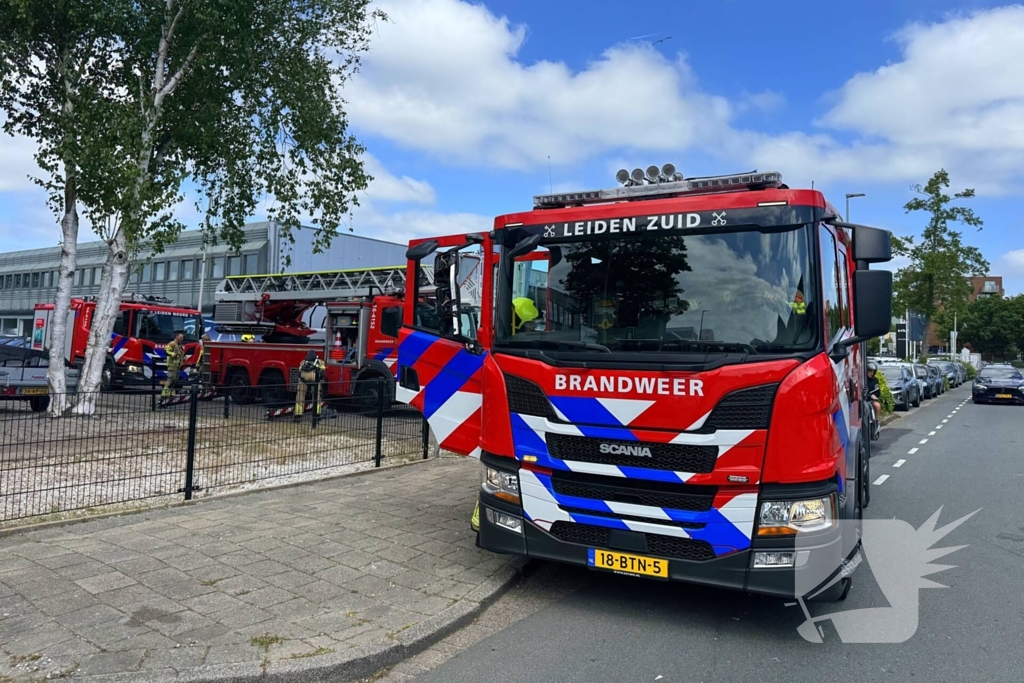 Brandweer in actie na melding van brand