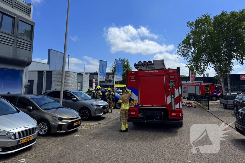 Brandweer in actie na melding van brand