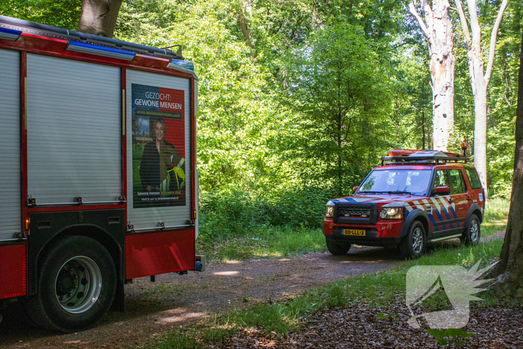Brand in natuurgebied in de kiem gesmoord