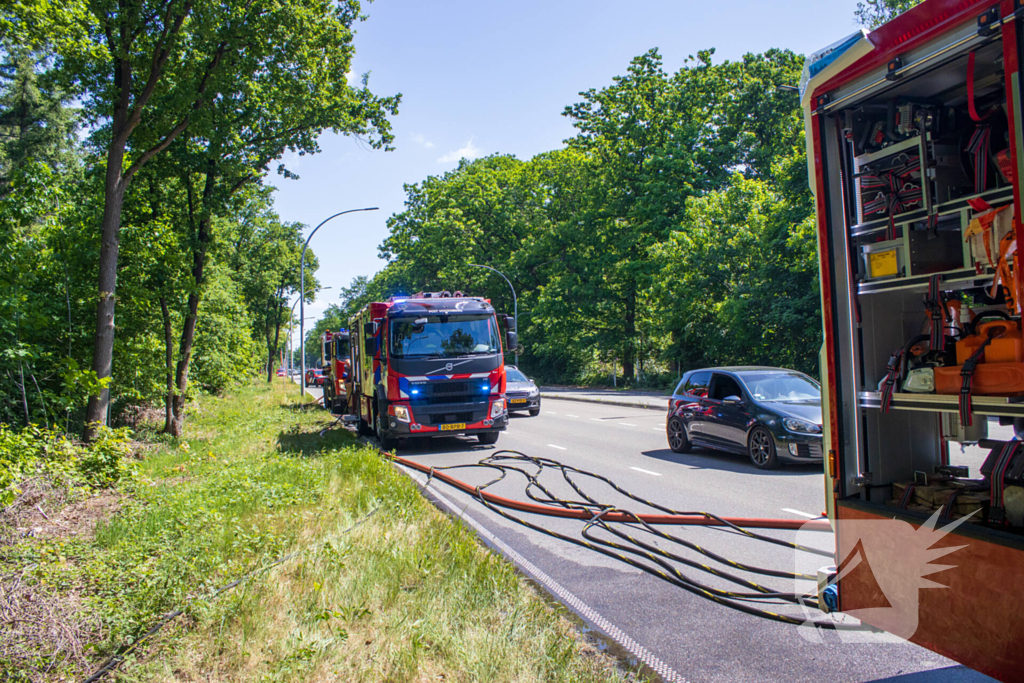 Brand in natuurgebied in de kiem gesmoord