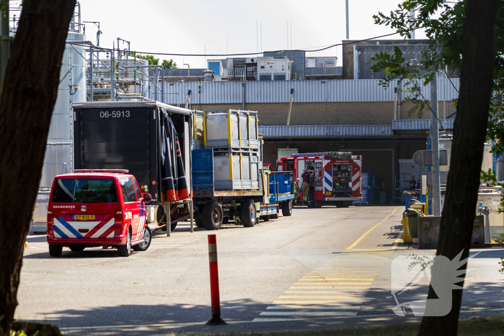 Ontruiming bij brand in industriepand