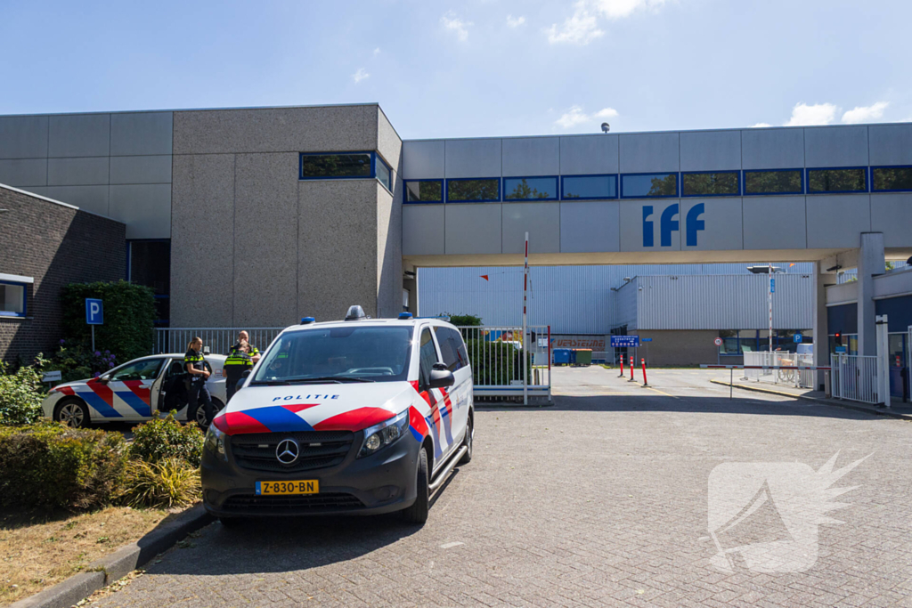 Ontruiming bij brand in industriepand