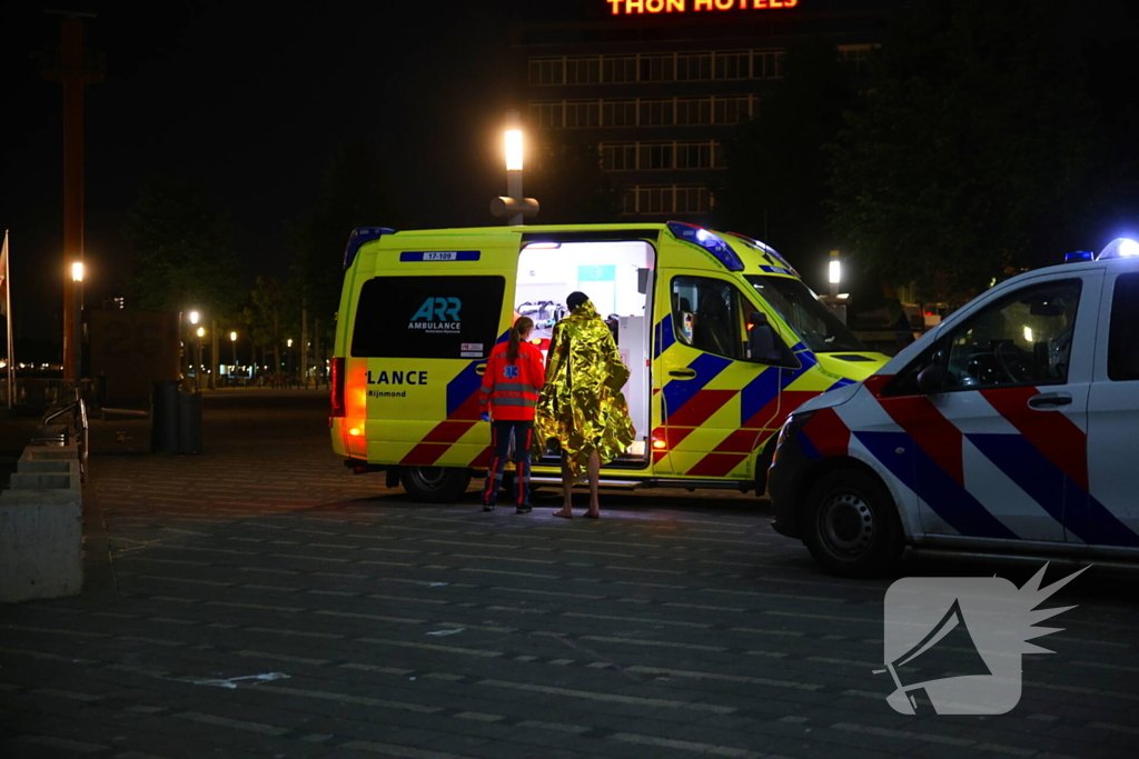 Drijfnatte man aangetroffen na zwemtocht