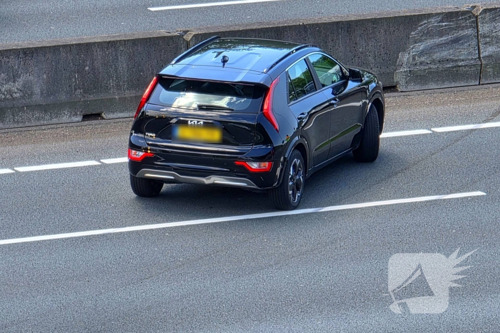 Ongeval op snelweg met twee voertuigen