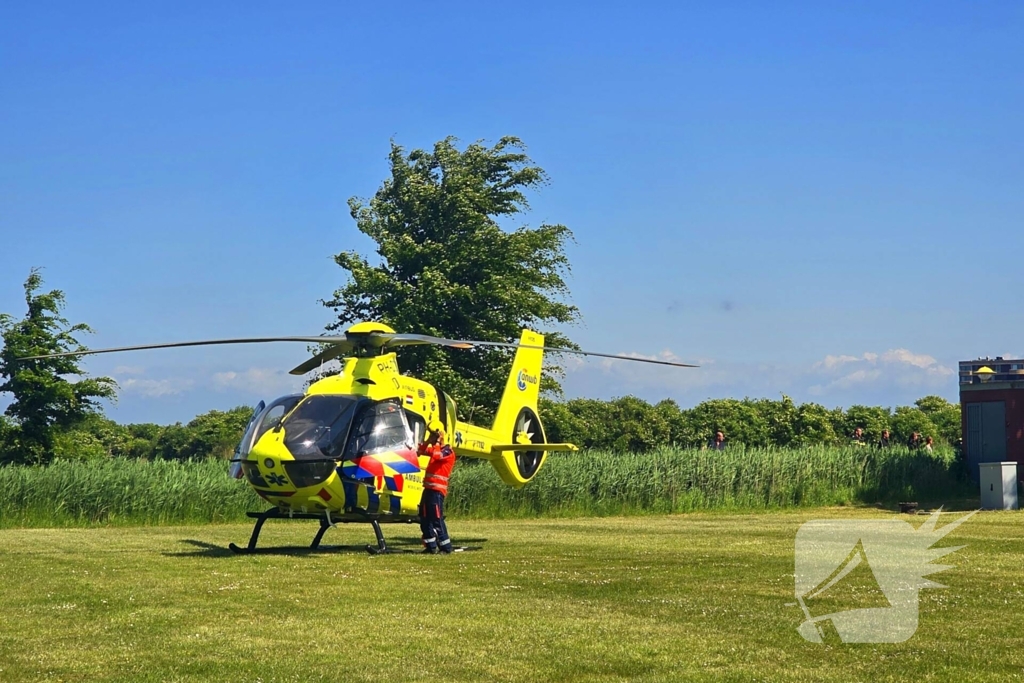 Traumateam ingezet na eenzijdig ongeval
