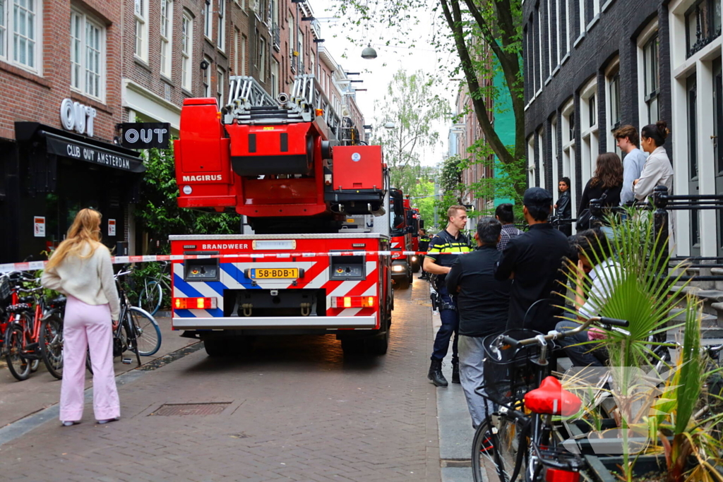 Brand in restaurant door grilloven