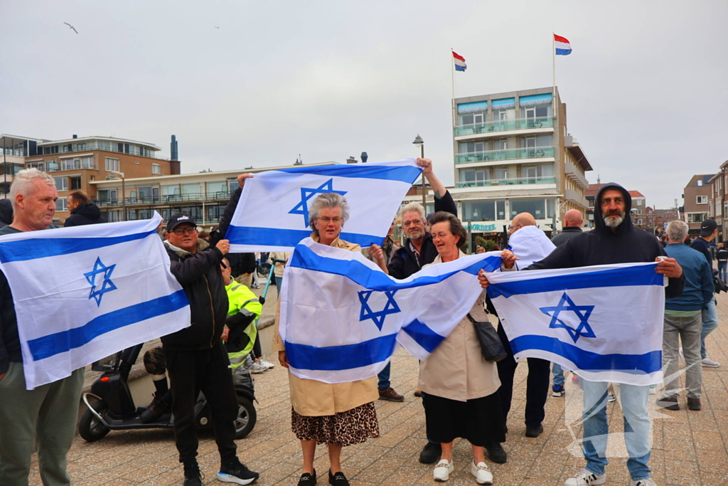 Demonstratie tegen eerdere Pro-Palestina demonstratie