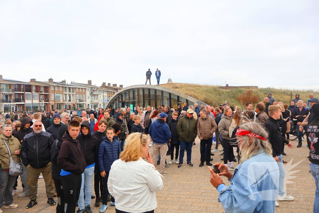 Demonstratie tegen eerdere Pro-Palestina demonstratie