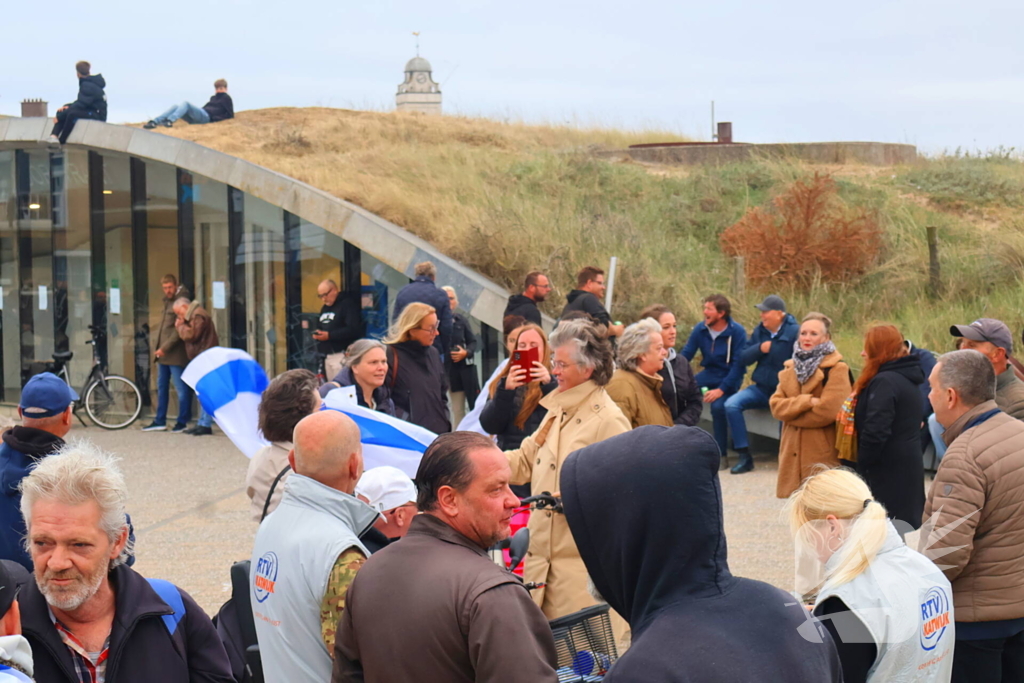 Demonstratie tegen eerdere Pro-Palestina demonstratie